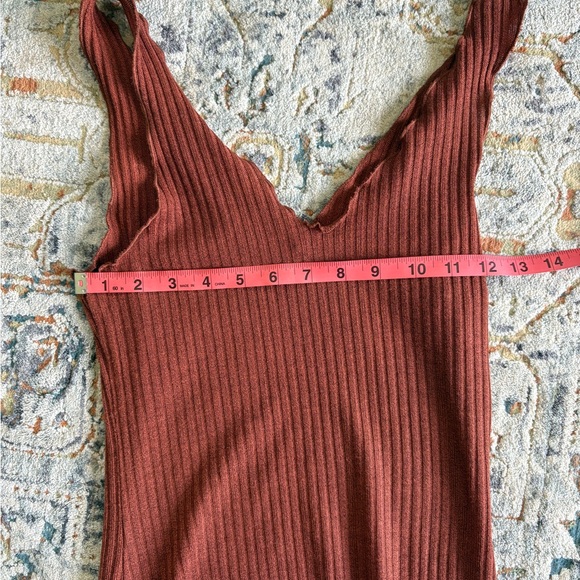 Source Unknown Pink Ribbed Bodycon Mini Dress - Picture 6 of 8